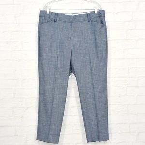 TALBOTS Pants Hampshire Ankle Curvy Blue 16P